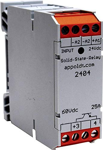 APPOLDT Halbleiterrelais, 2404, 25 A, Kontaktspannung (max.): 60 V/DC, 1 Stück
