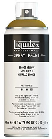 Liquitex 4450530 Professional Spray Paint 400 ml, Bronze Yellow