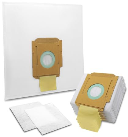 MisterVac | compatible avec les sacs de rechange pour sacs d'aspirateur 10 pièces Hoover SC 192 Alpina