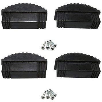 Henry’s Replacement Rubber Ladder Feet for Lyte Box Section Ladders. (Pack of 4). High density solid rubber ladder feet will fit all Lyte box-frame ladders. Can be cut to size (max width 84mm.)