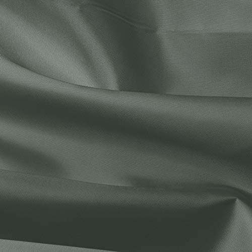 Seidentaft - Stoff Meterware - 27 Farben - Taft - Futterstoff - Deko (dunkelgrau)