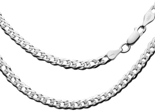 Herren Panzerkette Aus 925 Sterlingsilber Nickelfrei Für Allergiker 60cm Lang
