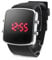 FENKOO Silikonband modernen Unisex Gelee Sport Style LED Armbanduhr - schwarz