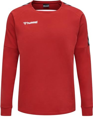 hummel Mens hmlAuthentic Training Sweatshirt, Red, Large