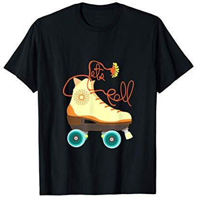 Ästhetische Sonnenblumen-Rollschuhe Schuhe T-Shirt