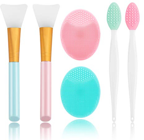 Yokilly Silicone Face Scrubber Kit: Exfoliator Blackhead Skin Care Tool