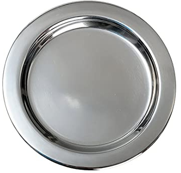 NKlaus Untersetzer, Edelstahl Untersetzer poliert für Kerzen 11cm, 1 Stück | Gewicht: 0,07Kg; 8cm; 0,1 cm