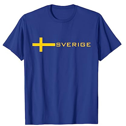 SWEDEN FLAG SWEDISH SOCCER FOOTBALL JERSEY SVERIGE T-Shirt