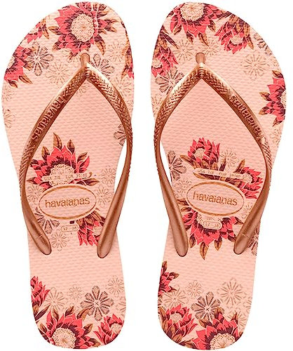 Havaianas Damen Slim Bio Ballett Rosegolden Blushrosa Flip-Flop, Ballett Rose Golden Blush Rosa, 37/38 EU
