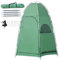 Outsunny Tenda Doccia da Campeggio Spiaggia ed Esterni con Ingresso a Cerniera, Borsa per Trasporto e Tasca Portaoggetti, 122x122x213cm, Verde