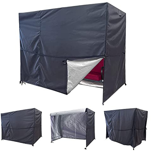 Abdeckung für Hollywoodschaukel für 2 3-Sitzer, Abdeckung für Gartenschaukel, Gartenhängematte, Stuhlabdeckung, Terrassenmöbel, UV-beständig, Schutz bei jedem Wetter