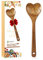 Wooden Heart Spoons - Heart Shaped Wooden Spoon Kitchenware for Cooking with Love, Unique Mother's Day Gifts for Cooks Hostesses Mom Grandma Wife Weddings House Warming Kitchen Accessories (1)