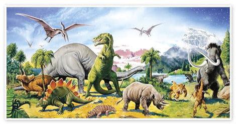 Land der Dinosaurier Poster von Paul Simmons 40 x 20 cm Wandbilder Wanddeko