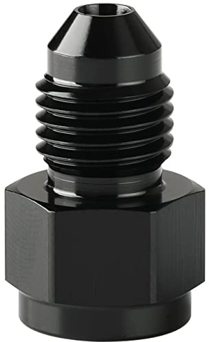 Podavelle 1/8 NPT Buchse auf 4AN Stecker Flare Expander Fitting Adapter Aluminium Schwarz