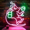 SIGNSHIP Segno al Neon del Gatto Birra Gatto Rosa 32.8 cm x 40.5 cm Neon LED Decorazione Parete Regalo Compleanno
