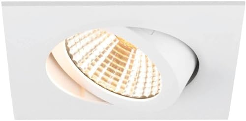 SLV NEW TRIA 68, Deckeneinbauleuchte, 1800-3000K, 38°, IP 20, quadratisch, weiß