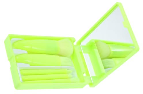 Ipetboom Ensemble De Petits Pinceaux De Maquillage Avec Étui Kit De Pinceaux Cosmétiques De Voyage Pour Femmes Pour Fond De Teint Fard À Paupières Rouge À Lèvres