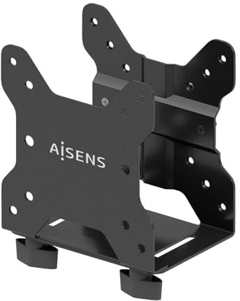 AISENS - MPC05-205 - Soporte Versátil de Instalación para Mini PC, Negro