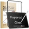 Esanik 2 Pezzi Effetto Carta Pellicola in Vetro per iPad Air 11 Inch M3/M2 (7 Generazione/6 Generazione, 2025/2024), Opaco Vetro Temperato Prottetiva Opaca Antiriflesso, Feel like Paper