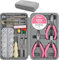 Kit de Herramientas para Hacer Joyas Hi-Spec de 17 Piezas & Set de Accesorios de 600 Piezas. Alicates & Alambres para Pulseras Hechas a Mano, Collares, Pendientes y Charms de Artesanía