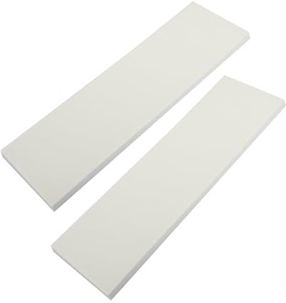 A ABSOPRO 400x120x15mm 2pcs Car Garage Wall Guard Door Bumper Protector White Item Replacement