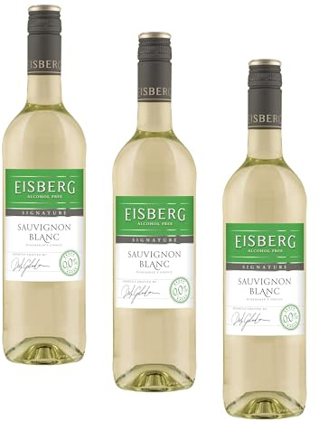 Eisberg Alcohol Free Sauvignon Blanc Wine 75 cl (Case of 6) (Pack of 3)