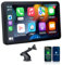 Carplay Coche de GPS Navegación,Carplay Coche 7 Pulgadas Soporte Inalámbrico Apple CarPlay y Android Auto, Siri/Bluetooth/FM/AUX, Airplay (7 Inch)