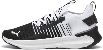 PUMA Herren SOFTRIDE Symmetry Fuzion Laufschuhe 48, Black Cool Dark Gray White