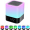 INMOZATA Bedside Lamp Bluetooth Speaker Alarm Clock, Night Light Bedroom Decor RGB Color Changing Table Lamp Gifts for Teenage Girls, Boys, Gifts for Women, Kids Birthday Presents Xmas Gifts for Her