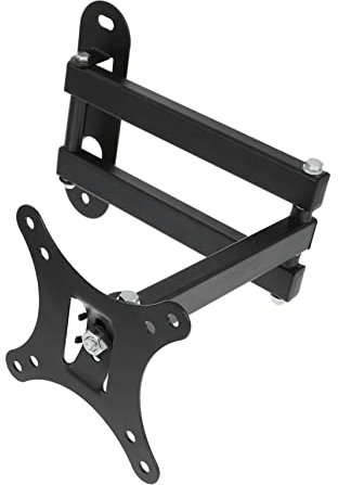 Hemobllo Lcd Monitor Stand Adjustable Tv Bracket Rotating Display Stand for Monitor Holder Tv Hanging Shelf Articulating Arms