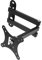 Hemobllo Flexible Tv Rack Monitor Arm Wall Mount Inclined Tv Bracket Dual Section Articulating Arms for Easy Viewing Adjustment