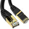 ATEK Cat 8 Ethernet Cable 10m – High-Speed Netwrok Internet 40Gbps 2000MHz RJ45 LAN Patch Cord with Gold-Plated Connectors, Compatible with Internet, Router, Smart TV, PC & Laptop