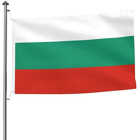 Bandera De Jardín Bandera De Bulgaria Banderas De Bienvenida Premium Estandarte Para Interior Fiestas Bares 150X90Cm