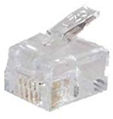 S/CONN maximum connectivity Modular Stecker 6polig 4 Kontakte belegt verg.