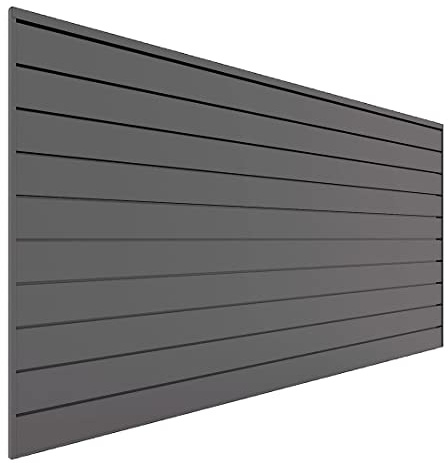 Proslat 88105 Organiseur de garage en PVC robuste de 2,4 m par 1,2 m, 10 panneaux, anthracite (gris foncé)
