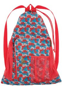 Speedo Rote helle und blaue Deluxe-Netztasche f r Ventilatoren