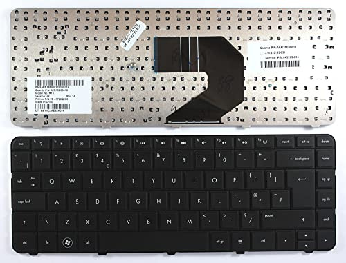 Power4Laptops Reino Unido Negro Teclado de Repuesto para Ordenador portátil Compatible con HP Pavilion G6-1225sb