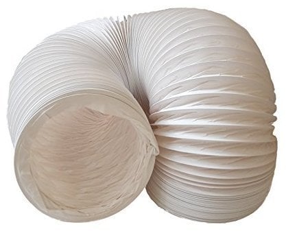 daniplus Abluftschlauch PVC flexibel Ø 150 mm, 4 m z.B. für Klimaanlagen, Wäschetrockner, Abzugshaube