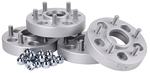 Hofmann Spurverbreiterung Aluminium 4 Stück (34 mm pro Scheibe / 68 mm pro Achse) inkl. TÜV-Festigkeitsgutachten