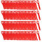Starnearby Set di Lame di Ricambio per Decespugliatore, 100 Pezzi, Lama in Plastica per Tosaerba Bosch, Einhell, Lame per Tagliabordi Diametro Foro Grande 12 mm, Diametro Foro Piccolo 7 mm, Rosso