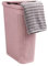 Mind Reader Cesto portabiancheria sottile da 40 l, con coperchio, design in vimini, plastica, 45,7 x 26,9 x 59,9 cm, rosa