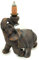 Puckator Peace of The East Brûleur d'encens à refoulement en Bois Effet éléphant – Accessoires de décoration de méditation Zen – Brûleur d'encens en Cascade – Spirituel Feng Shui Gothique Goth
