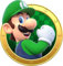 PARTYLANDIA Mario Bros / Mario Kart Kuchendekoration (Modell 3) - Nintendo - 1 Stück - 1 Teil - Kuchendekoration - Geburtstag - blau und rot