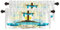 BaoNews Happy Easter Kreuz Küchenvolant für Fenster, Vogel-Bibel Jesus auf Kreuz, Verdunkelungsvorhänge, mehrschichtig, Polyester-Vorhänge für Küche, Schlafzimmer, 2 Stück, 132 x 45 cm