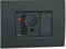 VEMER VE789000 HYGROS - Umidostato Elettronico 2 Moduli da Incasso, Alimentazione 230V, Grigio Antracite/Bianco