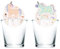Folat- Licornes 68309 Marqueurs en Verre Unicorns & Rainbows-6 pièces, Multicolore