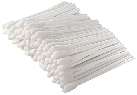 Eyuepu 100 esponjas de espuma para limpieza de hisopos de espuma para impresora de inyección de tinta, cabezal de impresión, cámara, lente óptica, equipo óptico