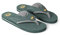 Animal Jekyl Mens Flip-Flops - Slip-on, Lightweight & Comfortable Footwear with Soft Padded upper Straps - Best for Spring Summer & Outdoors Green Adult Shoe Size 8
