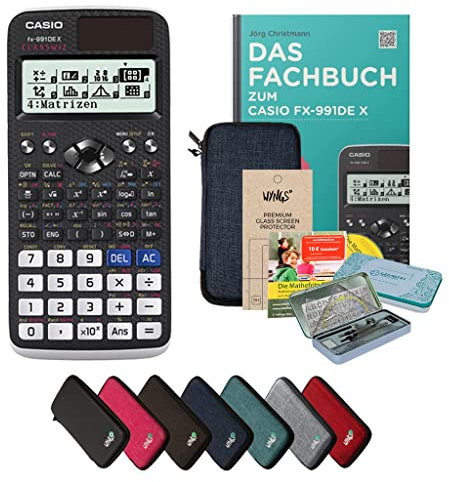 CALCUSO Streberpaket Blau mit Taschenrechner Casio FX-991DE X
