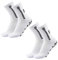 LAUMOE 2 Paare Grip Socken Fussball, Fußball Socken, Football Socks, Socken Fussball Fußballsocken 39-44 Rutschfeste Sportsocken für Fussball Basketball Laufen (Weiß)